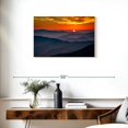 thumbnail image 3 of Elephant Stock Blue Ridge Mountains Wall Art - Horizontal Canvas Wall Art - Living Room Wall Decor - Nature Canvas - Orange And Black Decor - 30" x 20", 3 of 8