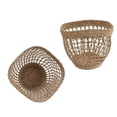 thumbnail image 3 of Panier de Rangement tissé en Jonc de Mer, 2 Pièces, Panier de Rangement Portable avec Base Stable pour Fleurs, Linge, Jouets, Décoration de la Maison, 3 of 14