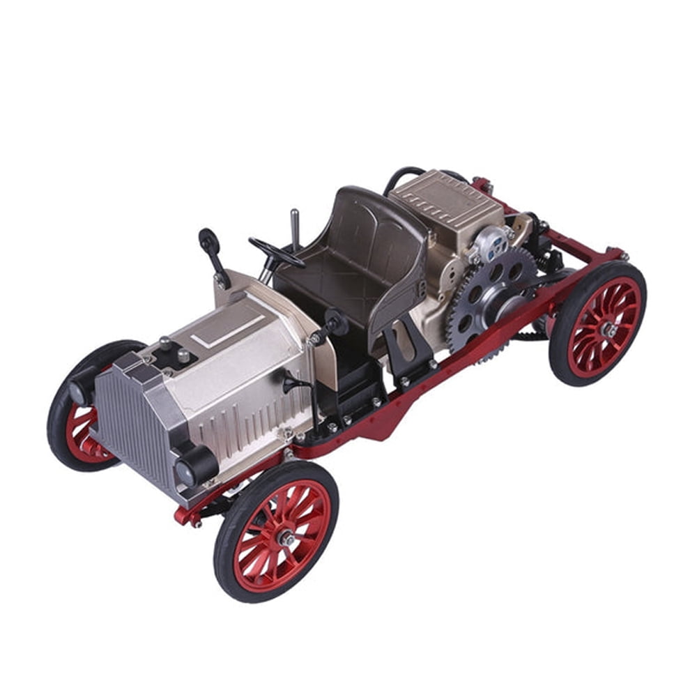 Metalkit Teching Assembly Metal Mechanical Electric Vintage Classic Car Model Kit Play Vehicles Toy