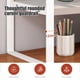 thumbnail image 5 of Estantería de Escritorio de Doble Capa | Estructura de Hierro Blanco con Tablero de Madera | Organizador de Estantería de 30 X 20 X 18 Cm para Escritorio, Oficina y Mesita de Noche | Incluye Cesta de, 5 of 6