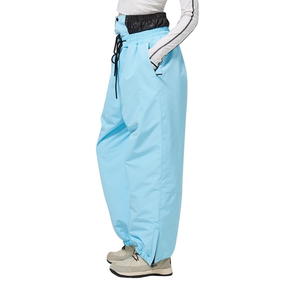 Women Men Ski Pants Snowboard Pants Super Baggy Snowboarding Loose Snow Sport Insulation Waterproof Windproof