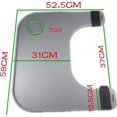 thumbnail image 2 of Detachable wheelchair tray, medical portable desk accessory, for eating, reading, and resting, suitable for the disabled, sick, and elderly., 2 of 5