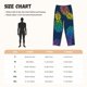 thumbnail image 3 of Fotbe Abstract Bright Pineapple Fruit Retro Pantalones de Pijama para Mujer, Pantalones de Dormir, Pantalones Pj con Cordón y Bolsillos-XX-Large, 3 of 6