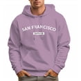 thumbnail image 5 of Men's 100% Cotton SAN FRANCISCO Hoodie 330g Thick Pocket Hood, 5 of 16