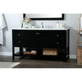 thumbnail image 2 of Elegant Decor Theo 60" Zinc Alloy MDF Single Bathroom Vanity in Black, 2 of 8