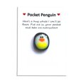 thumbnail image 2 of Pocket Penguin Cute Animal Gift Thinking Of You Letterbox Hug Fused Glass zhangyuxiang LED, 2 of 2