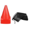 thumbnail image 1 of Unique Bargains 7' Plastic Soccer Cones Field Markers for Agility Sport Training Red 24 Pack, 1 of 6