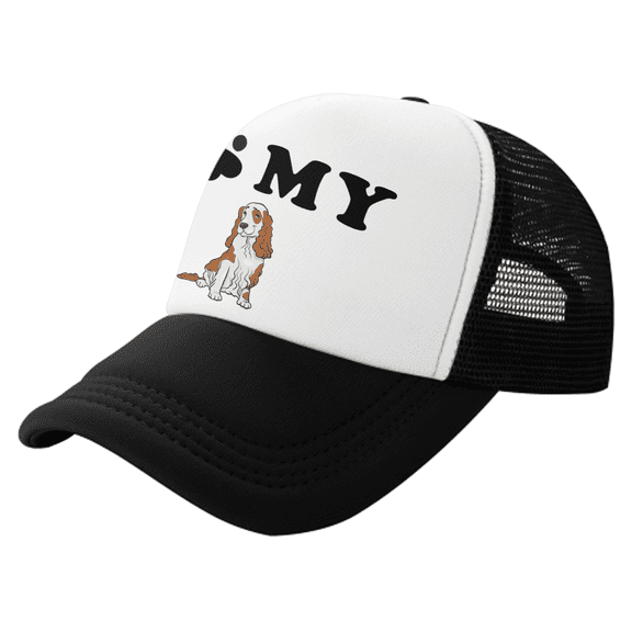 Youth Big Kid Trucker Hat I Love My English Cocker Spaniel Dog