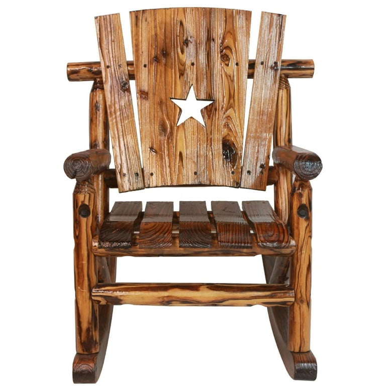 Log rocking chair home depot hotsell