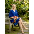 thumbnail image 4 of HAPPY BAY Women's Beachwear Swimsuit Coverups for Women Summer Swim Beach Dress Cover ups for Swimwear Women Loose Party Bathing Suit 1X-2X Blue, Hibiscus Flower, 4 of 5