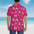 thumbnail image 6 of Daiia Butterfly Hawaiian Shirt for Men Gentle Cotton Regular Short Sleeve Casual-Medium, 6 of 9