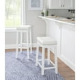 thumbnail image 4 of Tabouret de bar Warren blanc, 4 of 8