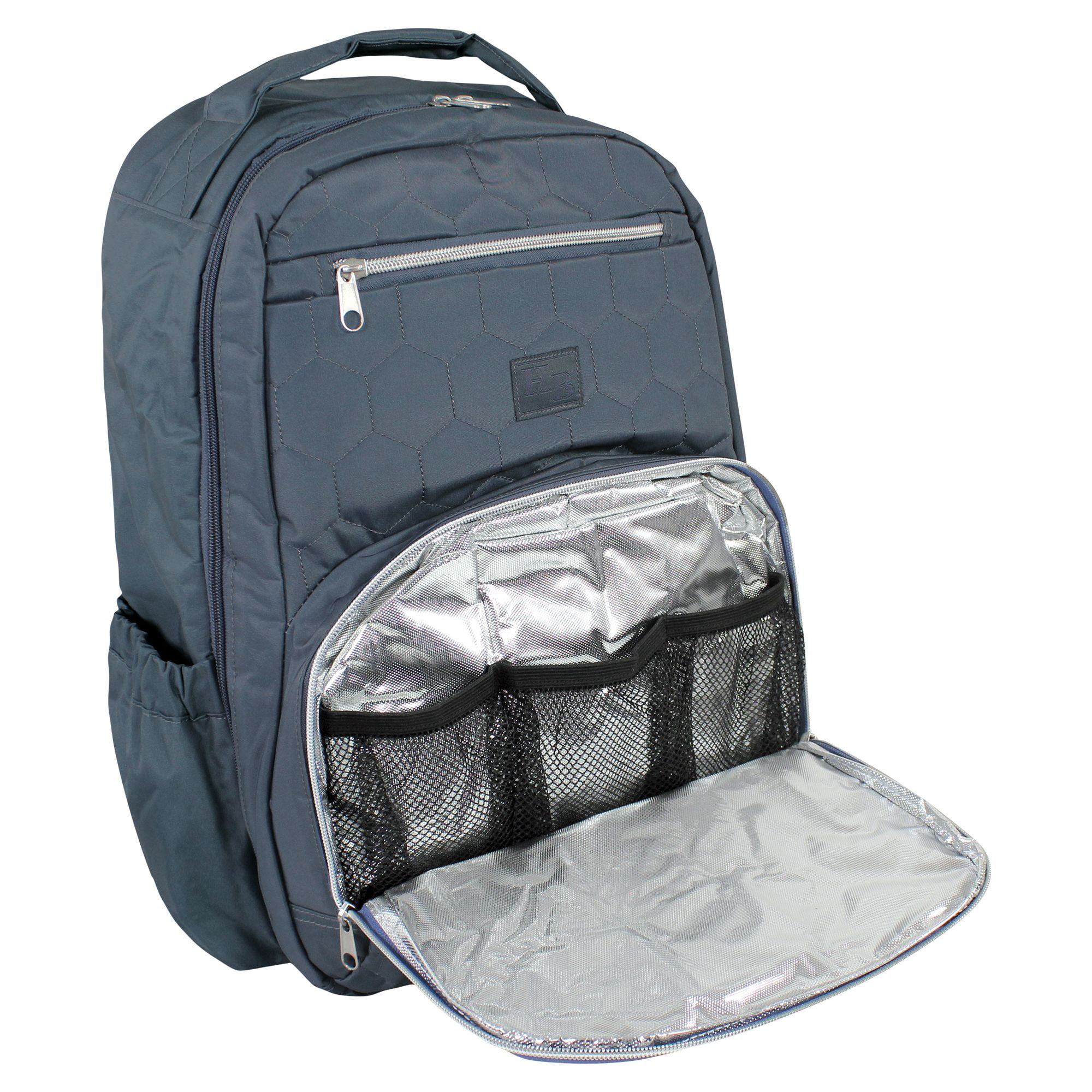Hudson Baby Premium Diaper Bag Backpack and Changing Pad, Blue, One Size
