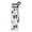 Dog Head and Paw Prints, variant on 1000ML Transparent Sports Water Bottle with Handle & Straw Portable Water Bottle for Outdoor Camping Gym Whale and Rose Pattern