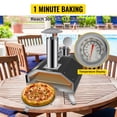 thumbnail image 1 of Tuspuzz Horno de Pizza para Exteriores&nbsp;12 pulgadas Horno de&nbsp;Pizza Madera Pellet, 1 of 9