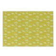 thumbnail image 1 of Yellow and White Cutting Board, Abstract Style Tender Dandelion Blossoms with Flyaway Leaves Springtime, Decorative Tempered Glass Cutting and Serving Board, in 3 Sizes, by Ambesonne, 1 of 2
