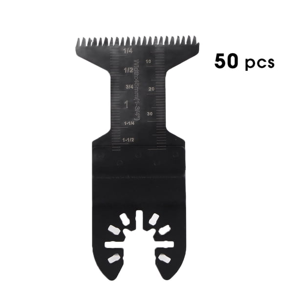 50 hojas de sierra multiusos oscilantes de 44 mm con dientes largos para Bosch Dremel Fein