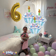 thumbnail image 6 of PMU Happy Birthday Petite Cupcake Shape 18 Inch Mylar-Foil Balloon Pkg/1, 6 of 6