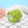 thumbnail image 4 of Non-Woven Self Adhesive Pet Elastic Bandage First Aid Wrap Tape (Green M), 4 of 6