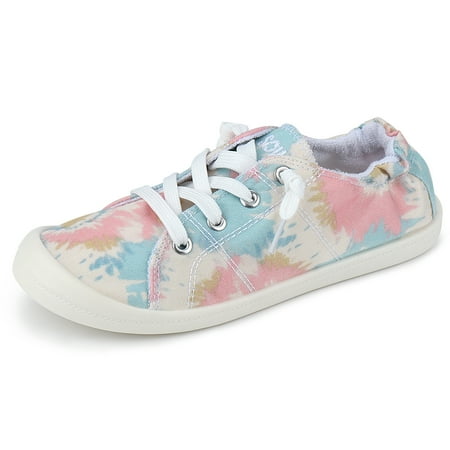 

JENN ARDOR Women Canvas Shoes Low Top Slip-On Fashion Sneakers