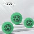 thumbnail image 4 of GSE Games & Sports Expert Regulation Size 35mm(1.38") Urethane Foosball. Table Replacement Balls, Office Tournament Table Soccer Balls for Soccer Game (Green - 3 Pack), 4 of 8