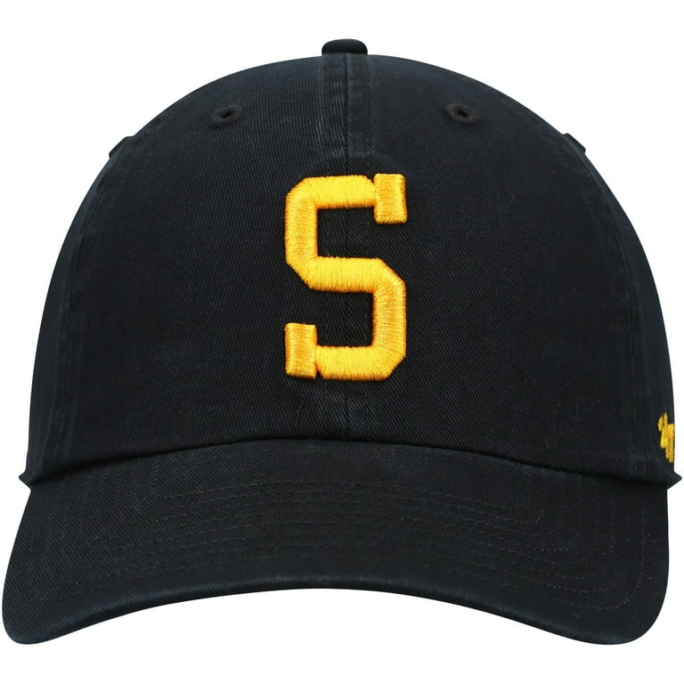 '47 Brand Clean Up Pittsburgh Steelers Adjustable Black Hat