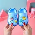 thumbnail image 1 of Sandalias de verano para bebé, para hombre, niño pequeño, dibujos animados, 1-3 años, 2 niñas, zapatos con punta cerrada, sandalias de playa para bebé antideslizantes con suela suave, 1 of 6