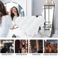 thumbnail image 2 of Hollywood Mirror Usb Makeup Lights 10 Bulbs 3 Lighting Modes Tabletop Wall Mounted Cosm Only Including Lights, 2 of 5