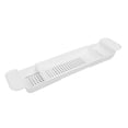 thumbnail image 3 of Étagère de Bain Extensible, Étagère de Bain Multi-Ajustable, Caddy de Baignoire Réglable Robuste et Résistant, 3 of 14