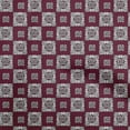 thumbnail image 1 of oneOone Silk Tabby Dark Magenta Fabric Block Sewing Fabric By The Yard Printed Diy Clothing Sewing Supplies 42 Inch Wide-CE, 1 of 6