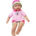 thumbnail image 3 of Lissi: 16" Baby Doll & Umbrella Stroller Set - Pink Butterfly Outfit, Matching Hat, Foldable Stroller, Toy Accessories, Plate-Fork-Spoon, Kids 3+, 3 of 6