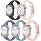 thumbnail image 1 of Correa delgada compatible con pulseras de Apple Watch para mujeres 40mm 38mm 41mm 42mm 44mm 45mm 46mm 49mm, correa estrecha de silicona suave para iWatch Series 10-1 SE, paquete de 5, 1 of 14