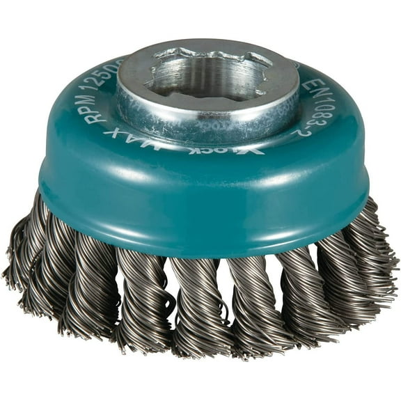 Makita D-73380 X-Lock Knotted Wire Brush 80mm 0.5mm