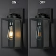 thumbnail image 4 of C Cattleya  2-Pack Matte Black Exterior Light Fixture, 4 of 5