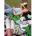 thumbnail image 7 of Yibo I Just Freaking Love Camping Ok? Fleece Flannel Gift Blanket Lightweight Soft Throw Blanket Cute Cozy Blanket for Bed Couch Travel Outdoor for Adult, 7 of 7