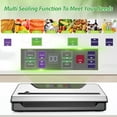thumbnail image 4 of Vacuum Sealer for Food,10-in-1 Food Fresh Saver Vacuum Sealer Machine V30 with Mason Jar Kit,Built-in Cutter,Digital Timer,Dry&Moist Modes,Include Bags&Hoses,Gift for Mom Wife Grandparents Chef, 4 of 5