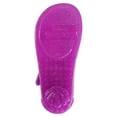 thumbnail image 6 of The Little Mermaid Unisex Kids Jelly Mary-Jane Sandal, Adjustable Strap, Purple Glitter, Toddler, 6 of 7