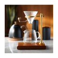 thumbnail image 2 of Pour Over Stand Coffee Station Pour Over Coffee Dripper Adjustable Coffee Filter Stand Holder with Wooden Base, 2 of 5