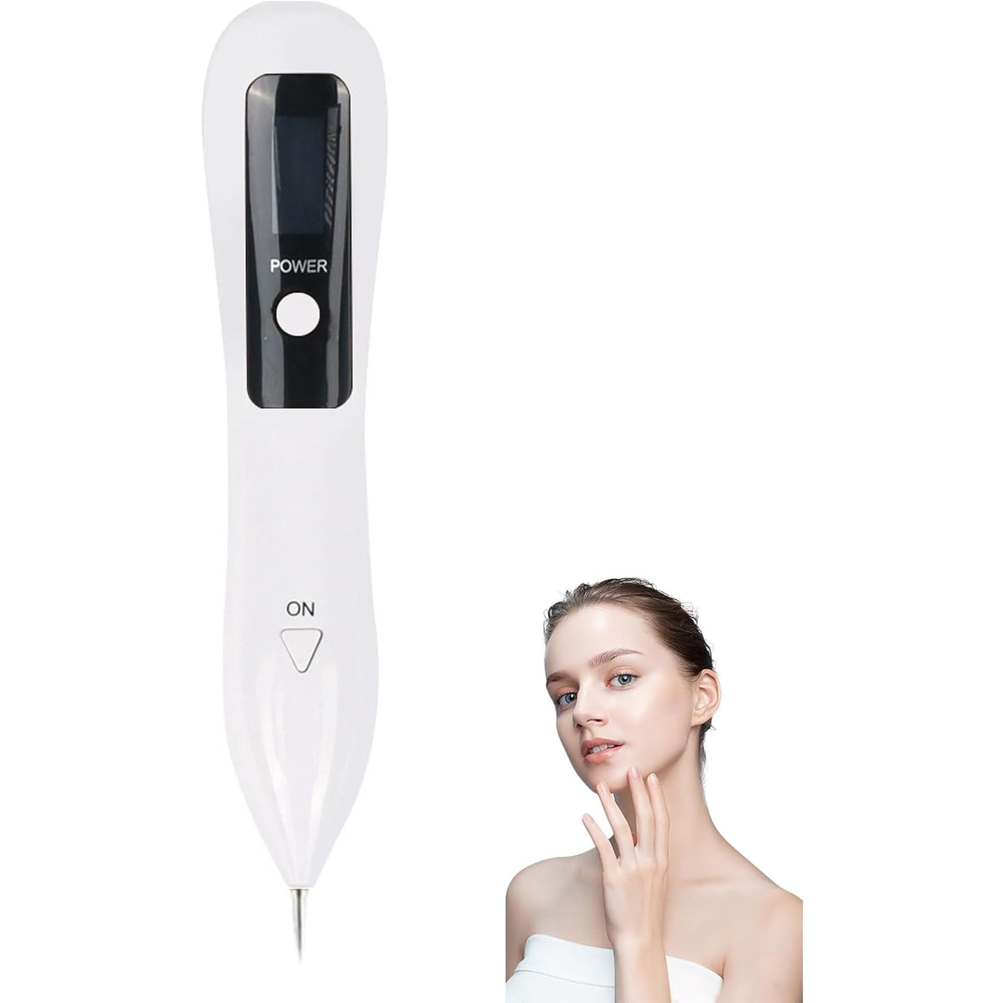 Pen for Skin, Beauty Pen, Portable and Rechargeable Tools (White)