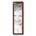 thumbnail image 2 of ArtToFrames 6" x 21" Walnut Picture Frame, 6x21 inch Brown Wood Poster Frame (WOM-4215),  Pack, 2 of 8