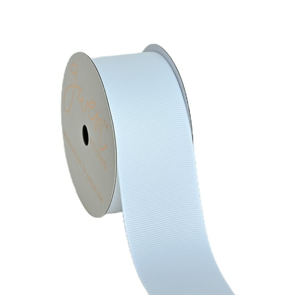 Gwen Studios 1.5" White Grosgrain Ribbon, 7 Yards