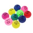 thumbnail image 4 of 10pcs Raffle Drawing Balls Funny Lottery Balls Numbered Balls Interesting Game Balls for Home Party, 4 of 9