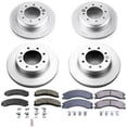 thumbnail image 2 of PowerStop Front and Rear Geomet Coated Brake Rotor and Pad Kit Fits: NISSAN Select Models CRK6519, 2 of 5