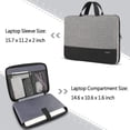 thumbnail image 2 of Estuche para computadora portátil Ytonet Funda para computadora portátil TSA 15.6 pulgadas Gris, 2 of 6