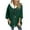 Green, variant on Womens Fall Fashion 2025 Winter Jackets for Women Winter Loose Casual Color Matching Jacket Zipper Stand Collar Woolen Top