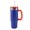 Royal Blue and Bright Orange, variant on Ozark Trail 18 oz Stainless Steel Insulated Tumbler with Handle, Rich Black