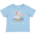 thumbnail image 3 of Inktastic My Titi Loves Me Cute Elephants Clouds Moon and Stars Boys or Girls Baby T-Shirt, 3 of 5