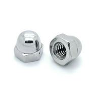 100 Qty #8-32 Stainless Steel Acorn Hex Cap Nuts (BCP701)