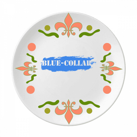 

Workers Common Knowledge English Language Culture Flower Ceramics Plate Tableware Dinner Dish