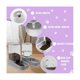 thumbnail image 5 of Juego de dispensador de agua y comida 3,8 L shaofei Automática 32 x 29 x 16 cm Gris, 5 of 5